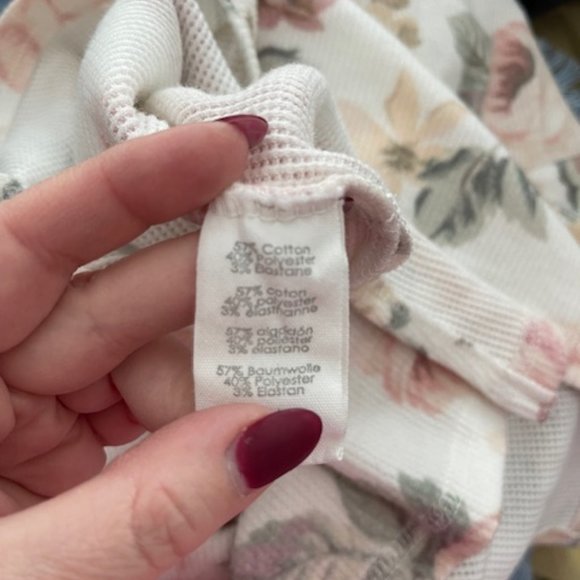 Floral Waffle Long Sleeve - Picture 5 of 5